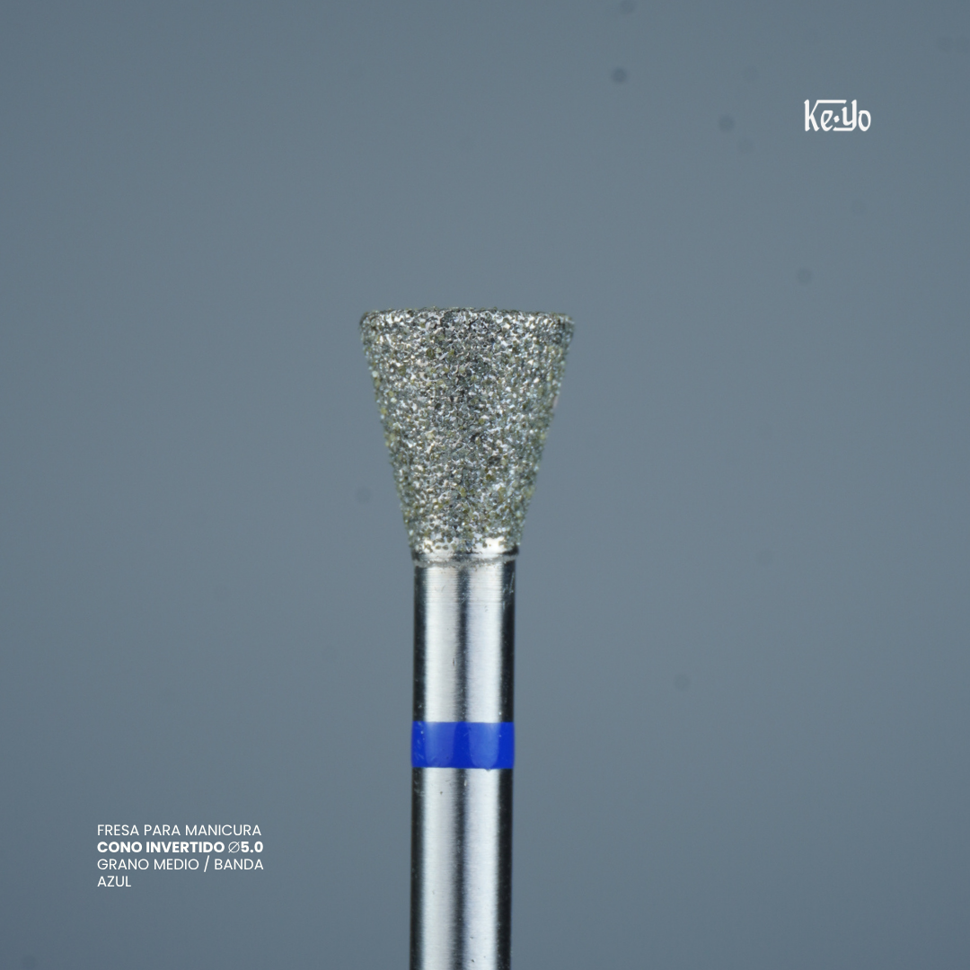 Fresa Cono 5.0mm (Banda Azul)