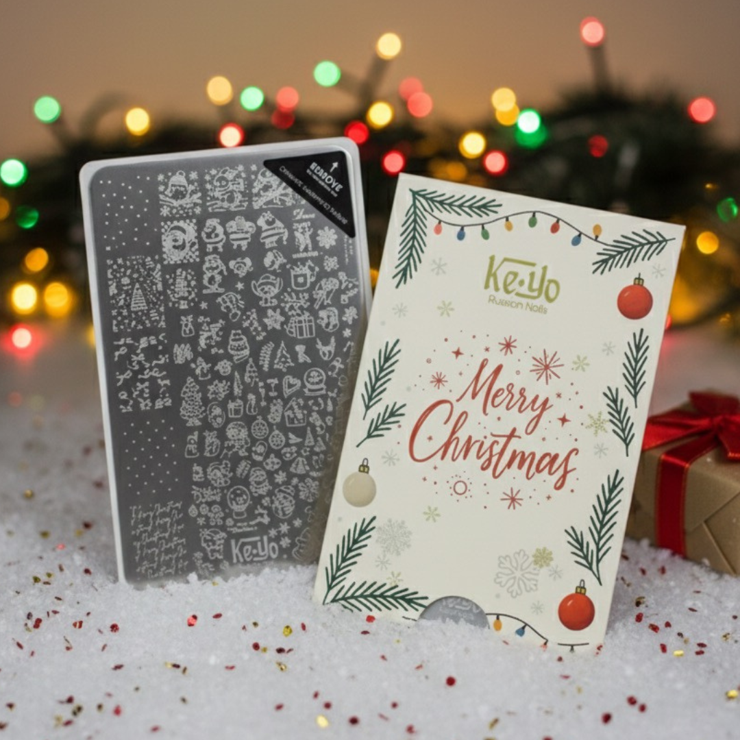 Placa de estampado Merry Chritmas